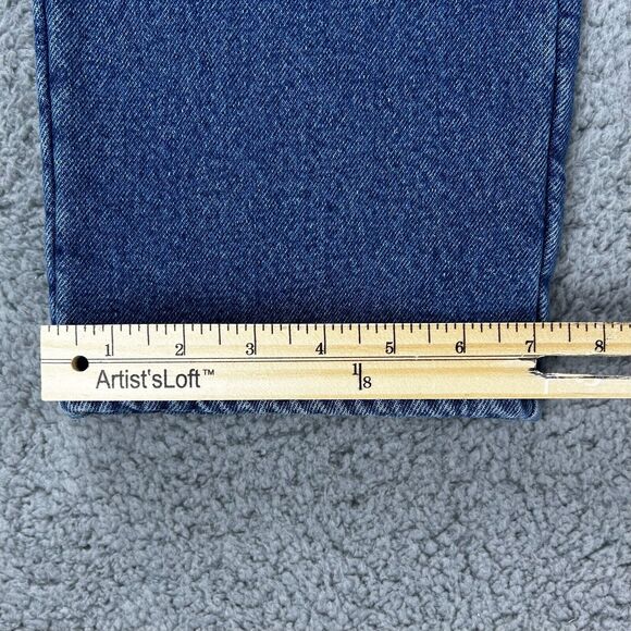 LL Bean Jeans Men's 34x29 Blue Denim Fleece Lined Classic Fit Vintage - Picture 10 of 12